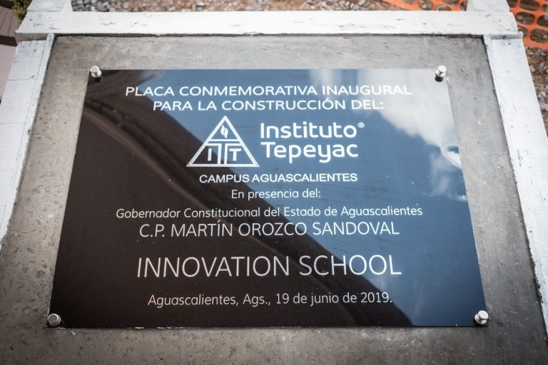 Fue colocada placa inaugural de centro educativo en Jesús María, Aguascalientes