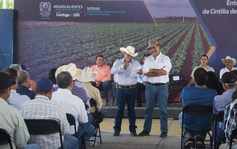 En Aguascalientes, entregan apoyos a productores con inversión de más de 25 mdp
