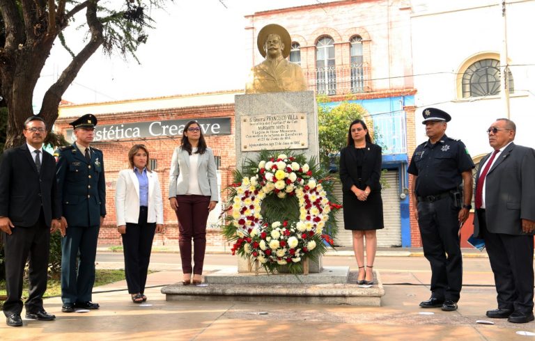 Conmemoran aniversario luctuoso de Francisco Villa