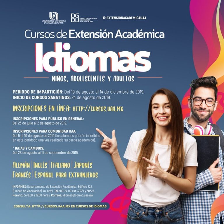Invita UAA a cursos de idiomas