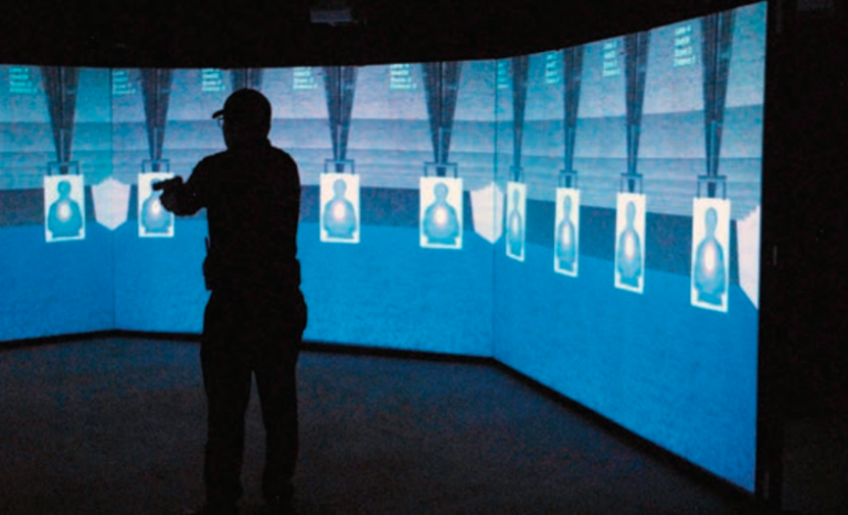 Recibió la SSPE en comodato stand de tiro virtual de última generación