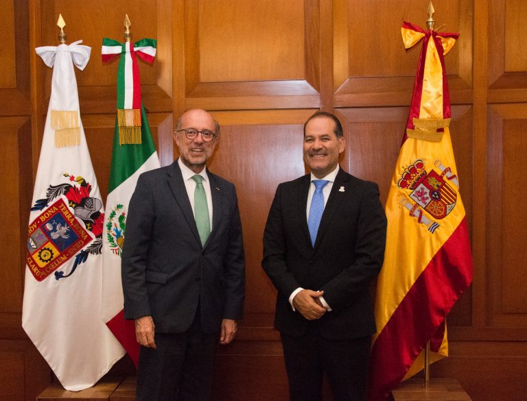 Se reúne gobernador de Aguascalientes con embajador de España en México