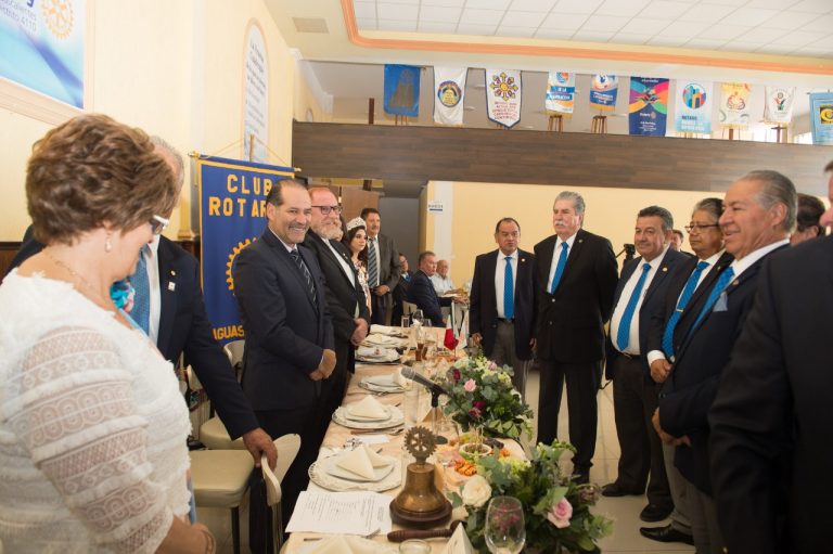 Se realizó toma de protesta de la nueva mesa directiva del Club Rotario Aguascalientes