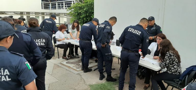 573 elementos de la SSPE de Aguascalientes fueron sometidos a examen antidoping sorpresa