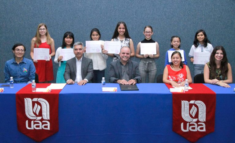Reconoce UAA a jóvenes ganadores de la Olimpiada Mexicana de Matemáticas en Aguascalientes