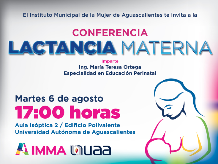 Invitan a conferencia sobre lactancia materna en Aguascalientes