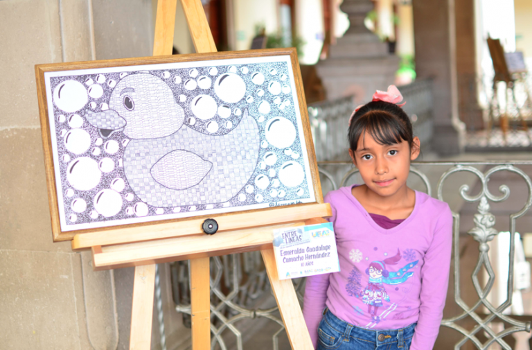 Invitan a exposición artística Entre líneas, realizada por niños en Aguascalientes