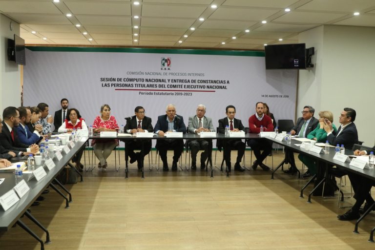 Cómputo final de elección interna del PRI da triunfo a Alejandro Moreno 