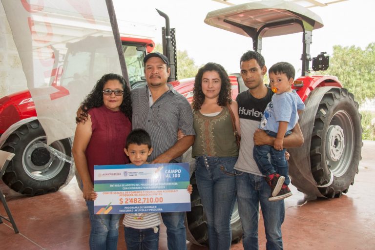 Entregan 90.5 mdp para el campo de Aguascalientes en infraestructura, maquinaria, equipo y sanidades   