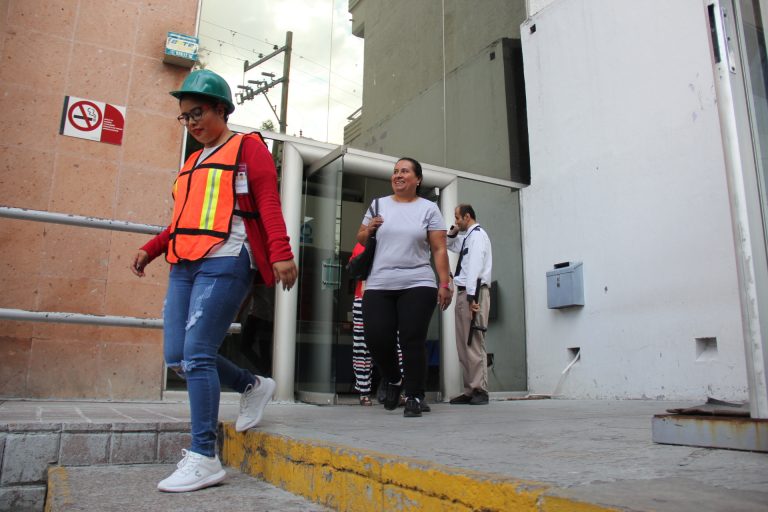 Issste Aguascalientes realizó simulacro de sismo en áreas médicas y administrativas