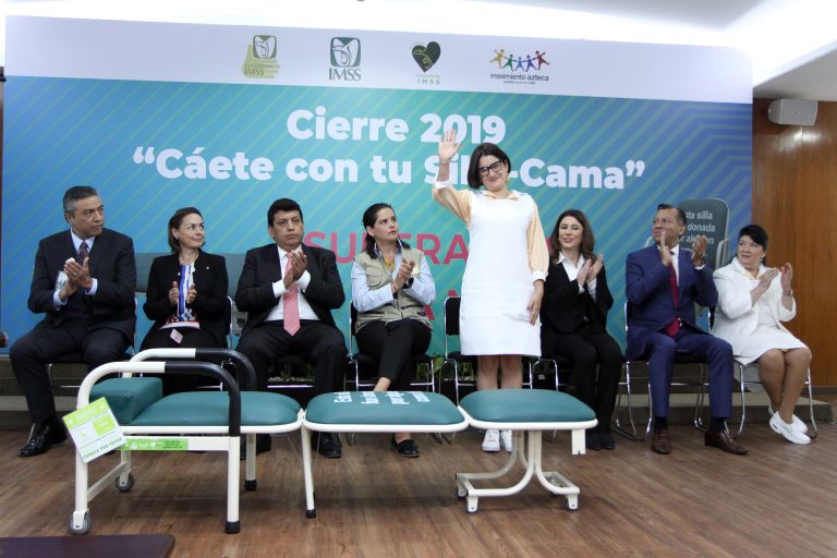 IMSS recibe 3 mil 600 sillas-cama donadas para áreas de hospitalización en todo el país