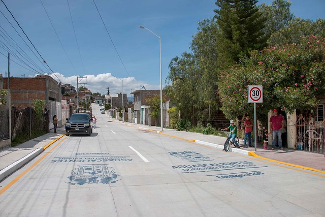 Entrega gobernador obras en Calvillo, Aguascalientes