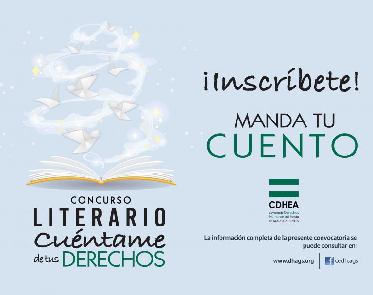 Convoca CDHE Aguascalientes a concurso de cuento 