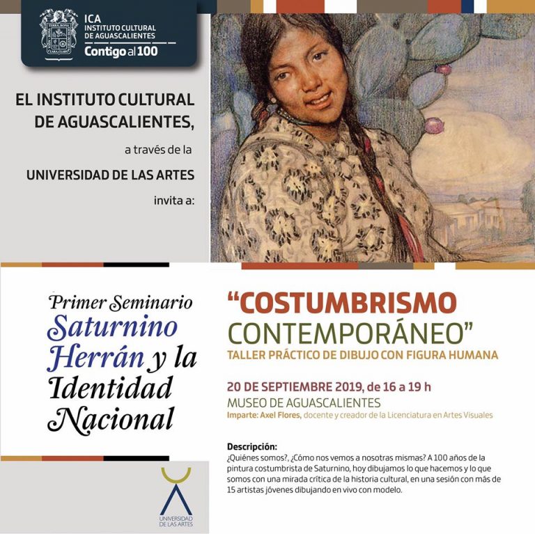 ICA invita al seminario sobre Saturnino Herrán en Aguascalientes