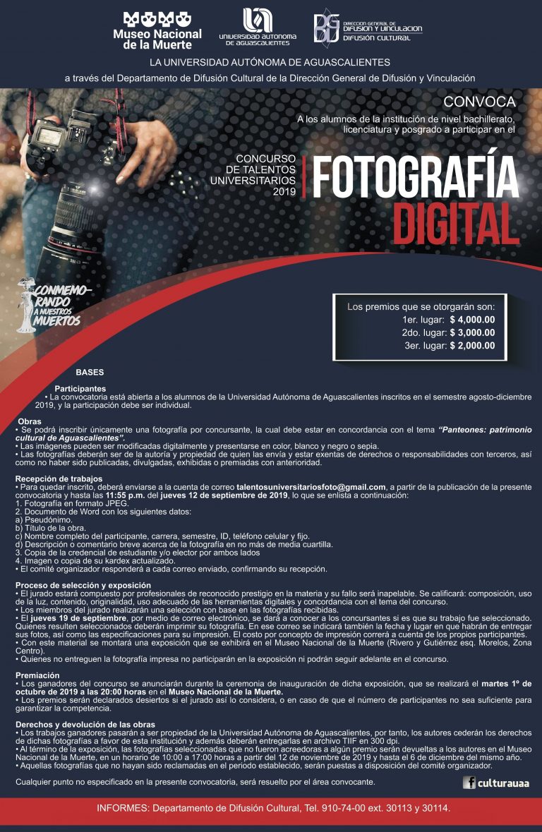 Invita UAA a concursos de talentos universitarios    