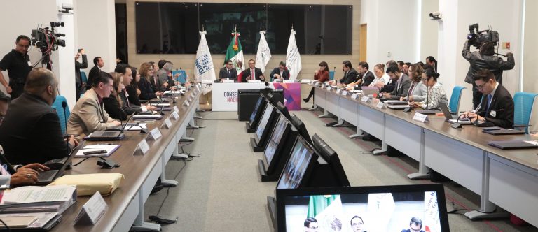 Presenta Acuña Llamas informe anual de la Presidencia del Consejo Nacional del SNT