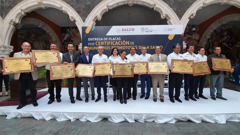 Certifica Gobierno Federal a los once municipios de Aguascalientes como Promotores de la Salud