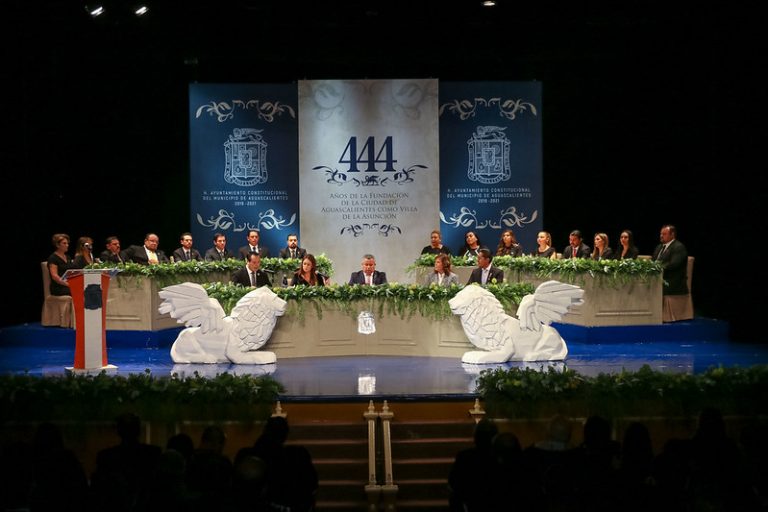 Conmemora Cabildo de Aguascalientes el 444 Aniversario de la Ciudad