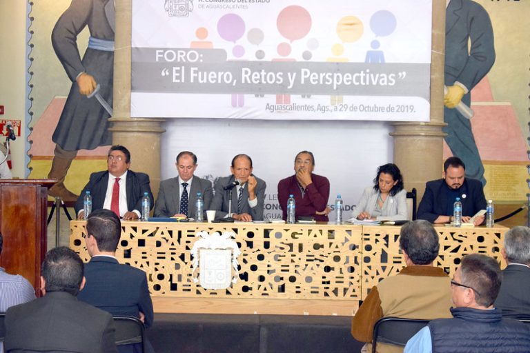 Se realizó Foro El Fuero, Retos y Perspectivas, en Aguascalientes