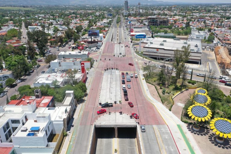 Concluyen trabajos en la Avenida Adolfo Ruiz Cortines, en Aguascalientes