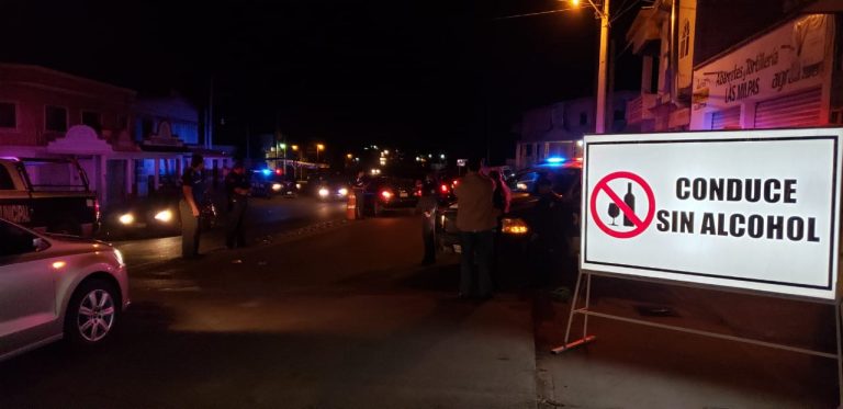 Realizan operativo de alcoholimetría en Asientos, Aguascalientes 