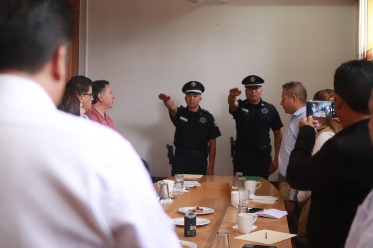 Hace Pabellón de Arteaga, Aguascalientes, nombramientos en Seguridad Pública y Secretaría del Ayuntamiento