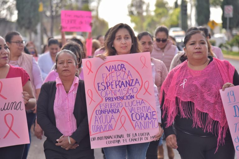Conmemoran en Jesús María, Aguascalientes, el Día de la Lucha contra el Cáncer de Mama