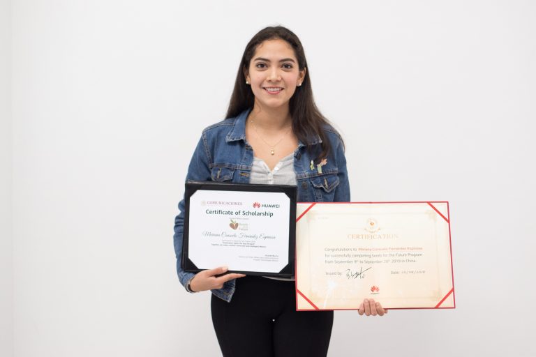 Participará Mariana Consuelo Fernández en programa de Huawei, en China