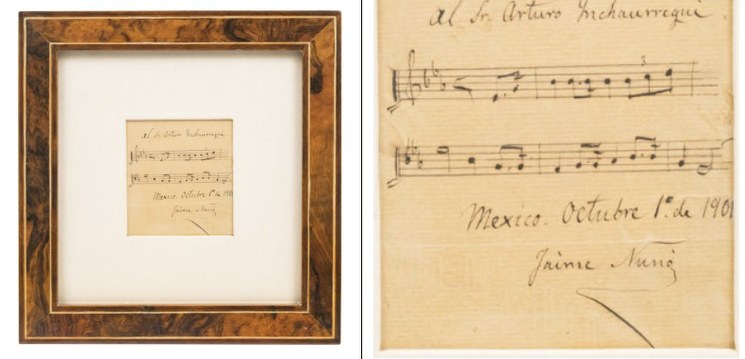 Subastan primera impresión del Himno Nacional Mexicano