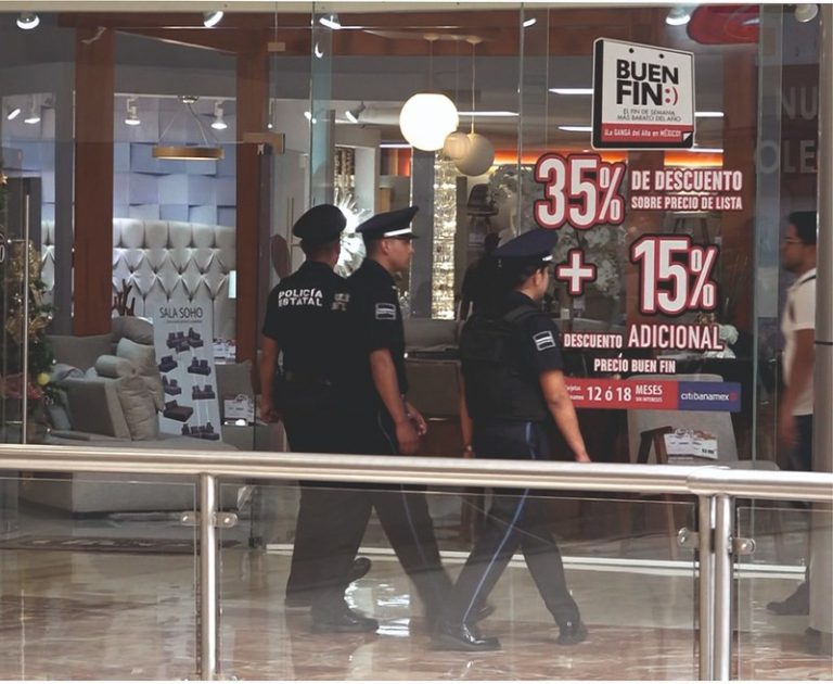 Operativo de seguridad por el Buen Fin en Aguascalientes concluyó con saldo blanco