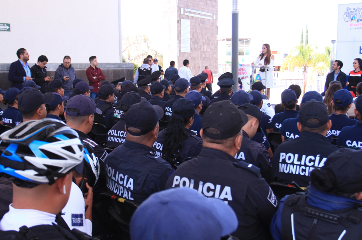Se realizó la ceremonia de Bono al Policía del Mes en Aguascalientes
