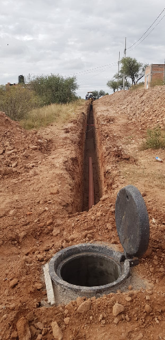 Inician obras de rehabilitación de alcantarillado en Calvillito