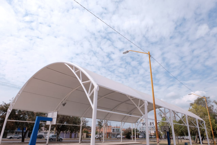 Se construirán 40 velarias en parques y escuelas de la capital de Aguascalientes