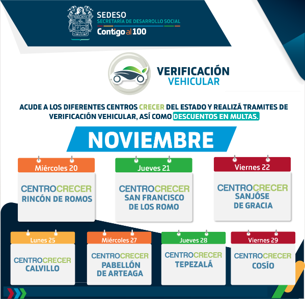Instalan módulos de descuento a verificación en Centros Crecer de Aguascalientes
