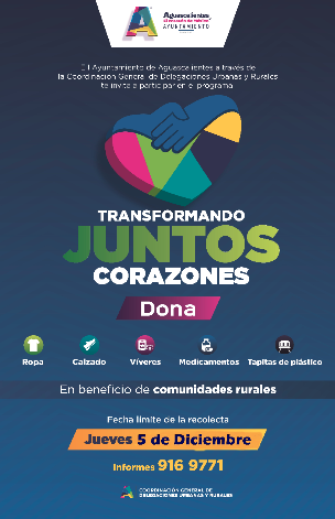 Llaman a donar artículos para familias de comunidades rurales en Aguascalientes