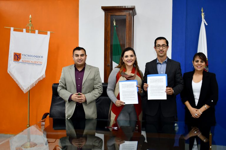 Firman IEE y Tecnológico Universitario de Aguascalientes convenio de colaboración