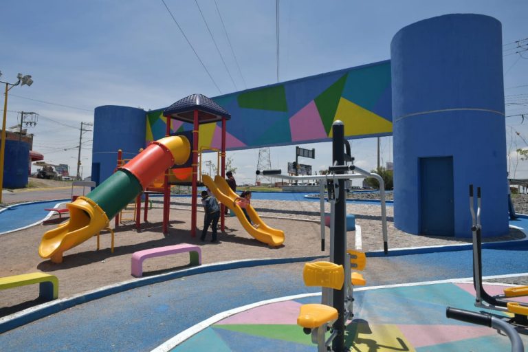 Se construyó parque lineal en Guadalupe Peralta, Aguascalientes, con inversión de 1.2 mdp 