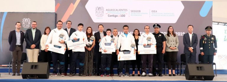 Reconocen a los ganadores del Premio Estatal del Deporte 2019 de Aguascalientes