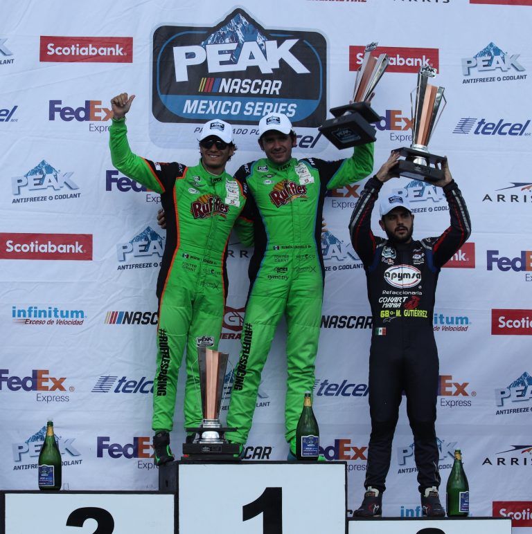 Rubén Rovelo se lleva el triunfo de la Nascar Peak en Aguascalientes   
