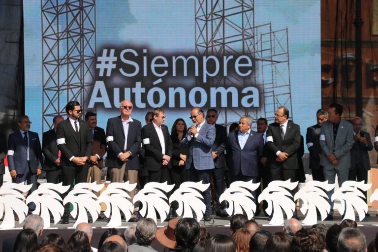 Felicita Orozco Sandoval a la comunidad universitaria de la Autónoma de Aguascalientes