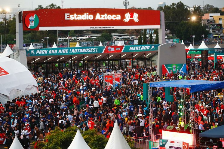 El Estadio Azteca recibio a la NFL con una renovación de sus instalaciones