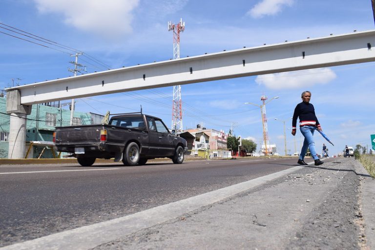 Al 70 por ciento, obra de reparación del puente de Margaritas en Aguascalientes