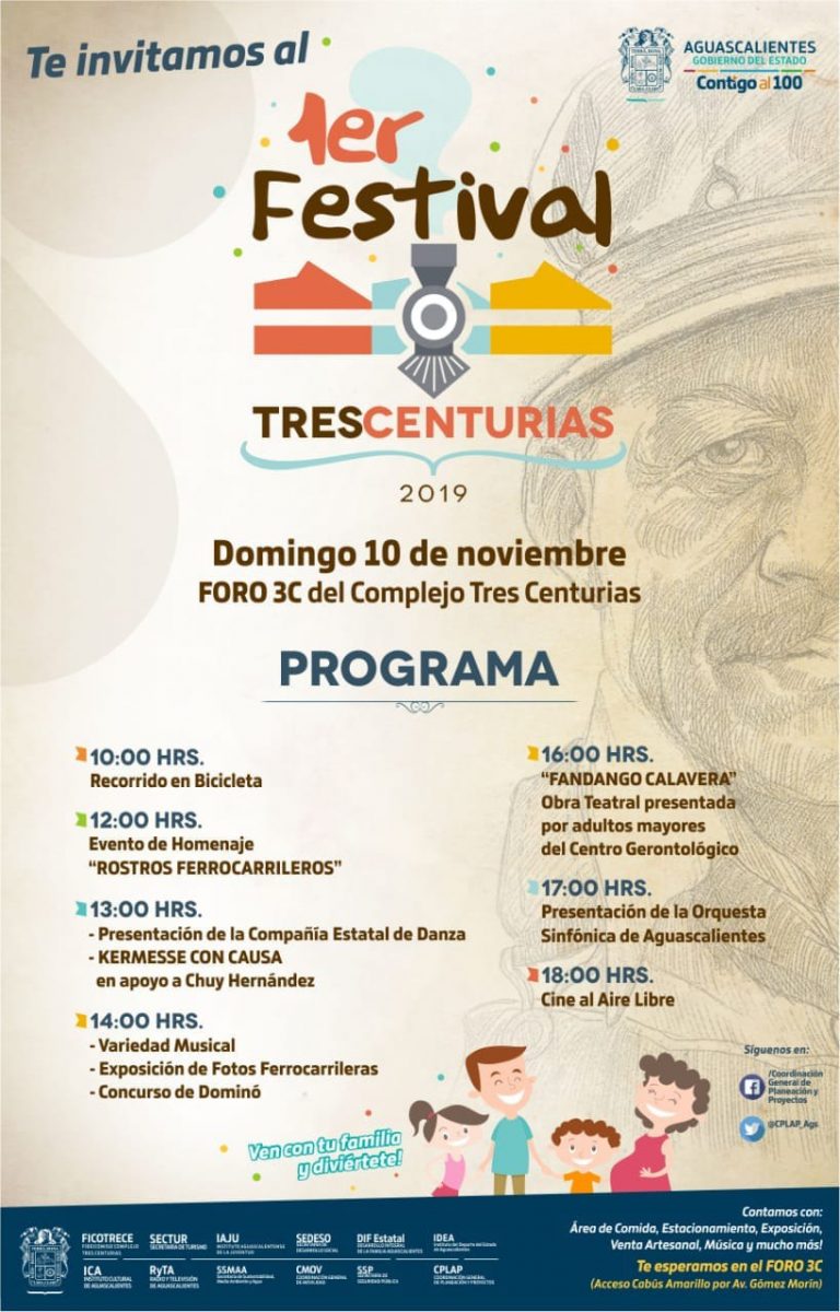 Festival Tres Centurias en Aguascalientes