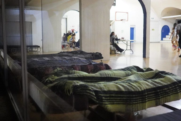 Habilitado, albergue temporal de Protección Civil municipal de Aguascalientes