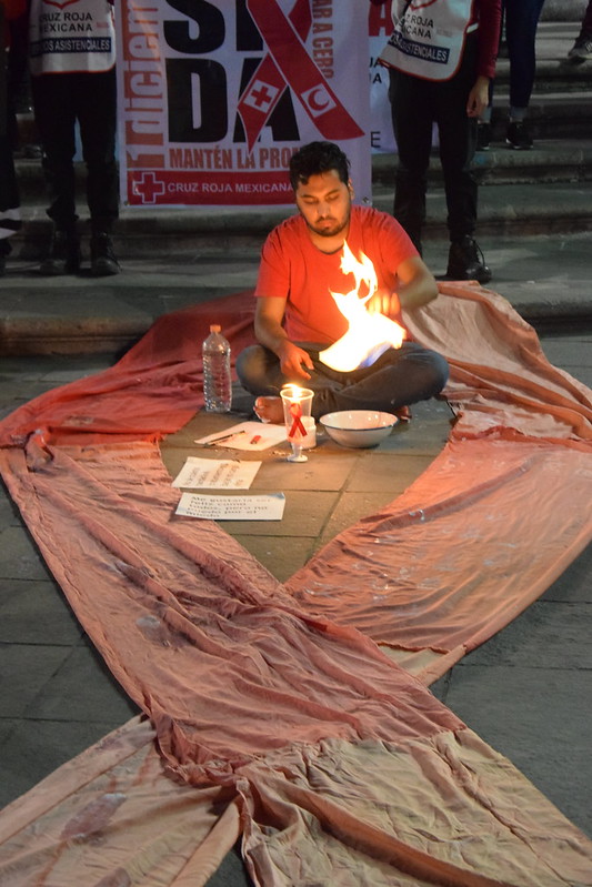Conmemoran el Día Mundial de la Lucha contra el Sida en Aguascalientes