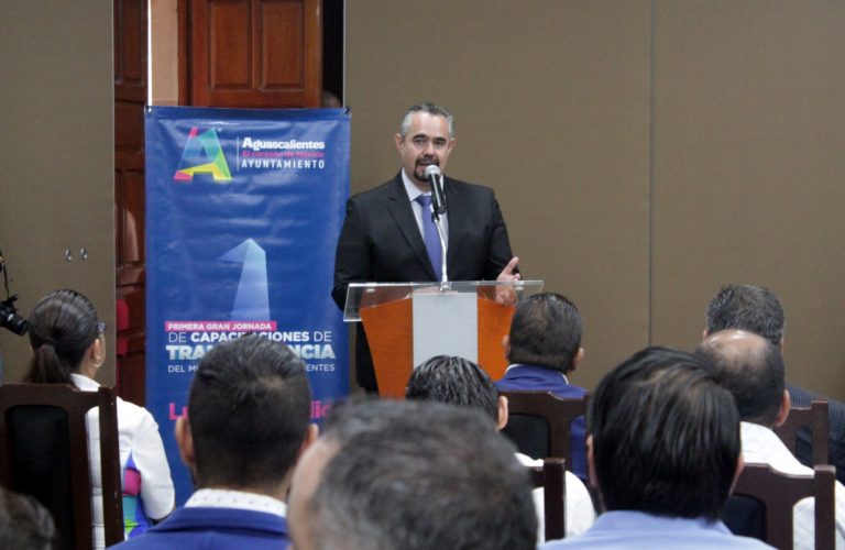 Jornada de Capacitaciones de Transparencia del Municipio de Aguascalientes con presencia del ITEA