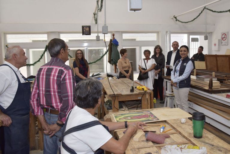 Yolanda Ramírez, titular del DIF Aguascalientes, se reúne con la directora nacional del Inapam