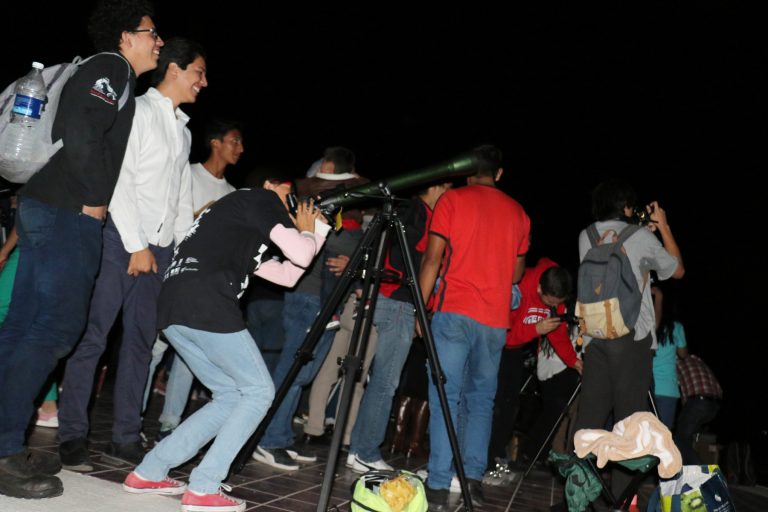 Acudieron 1,300 personas a Noche de las Estrellas 2019 en Aguascalientes