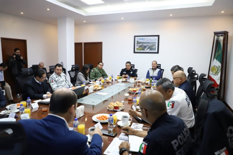 Martín Orozco, gobernador de Aguascalientes, encabezó la Mesa de Seguridad y Paz