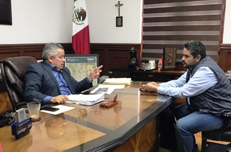 Enrique Morán e Iván Sánchez hablaron sobre incremento a tarifa de camiones urbanos en Aguascalientes